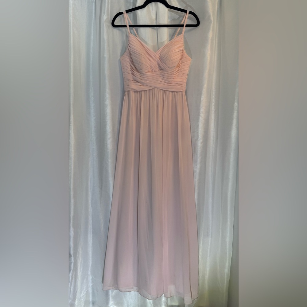 Azazie Strapless Blush Gown